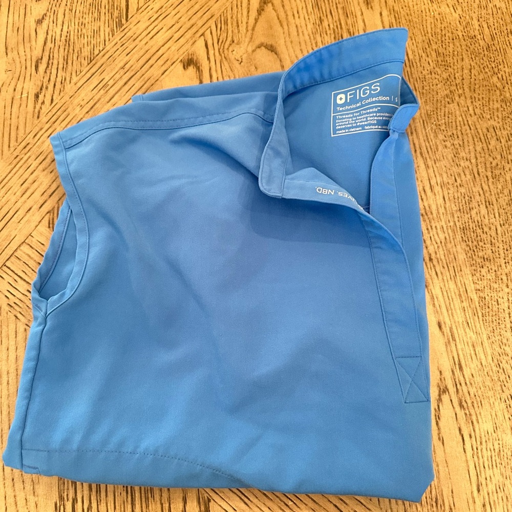 Figs Capri Blue Rafael Scrub Top